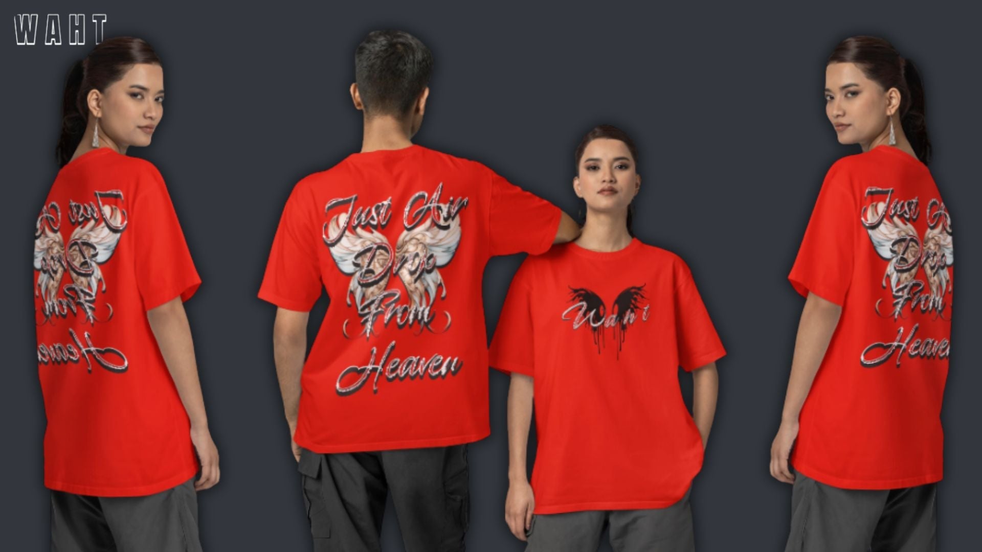 How to Rock a Hot Red Oversized T-Shirt Like a Fashion Influencer