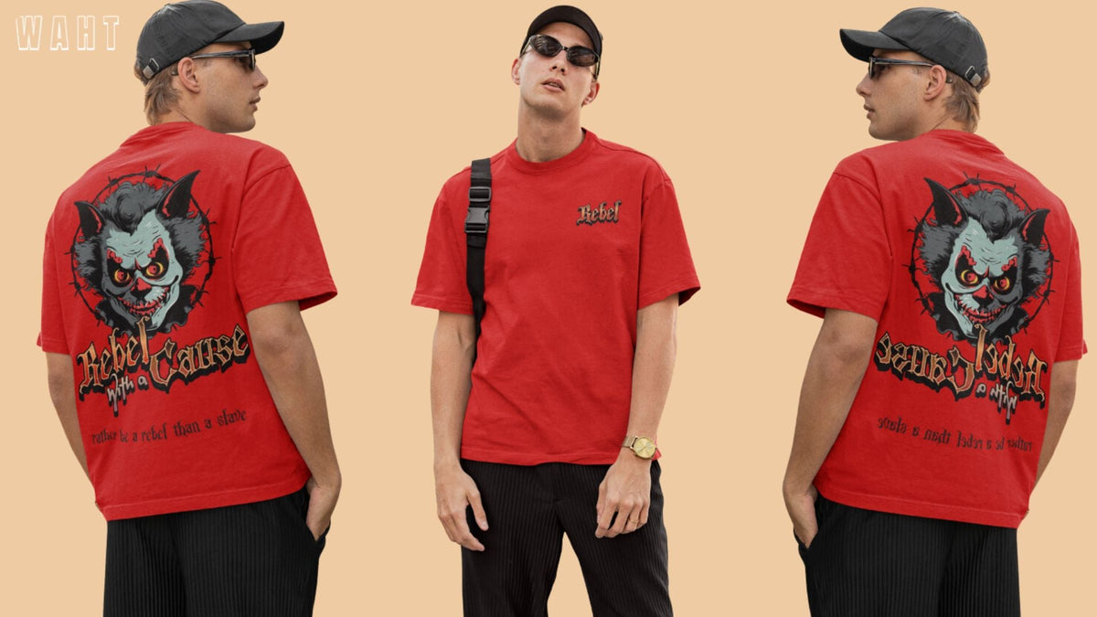 Mastering Red Graphic T-Shirts & Oversized Fashion: Bold Styling Tips ...