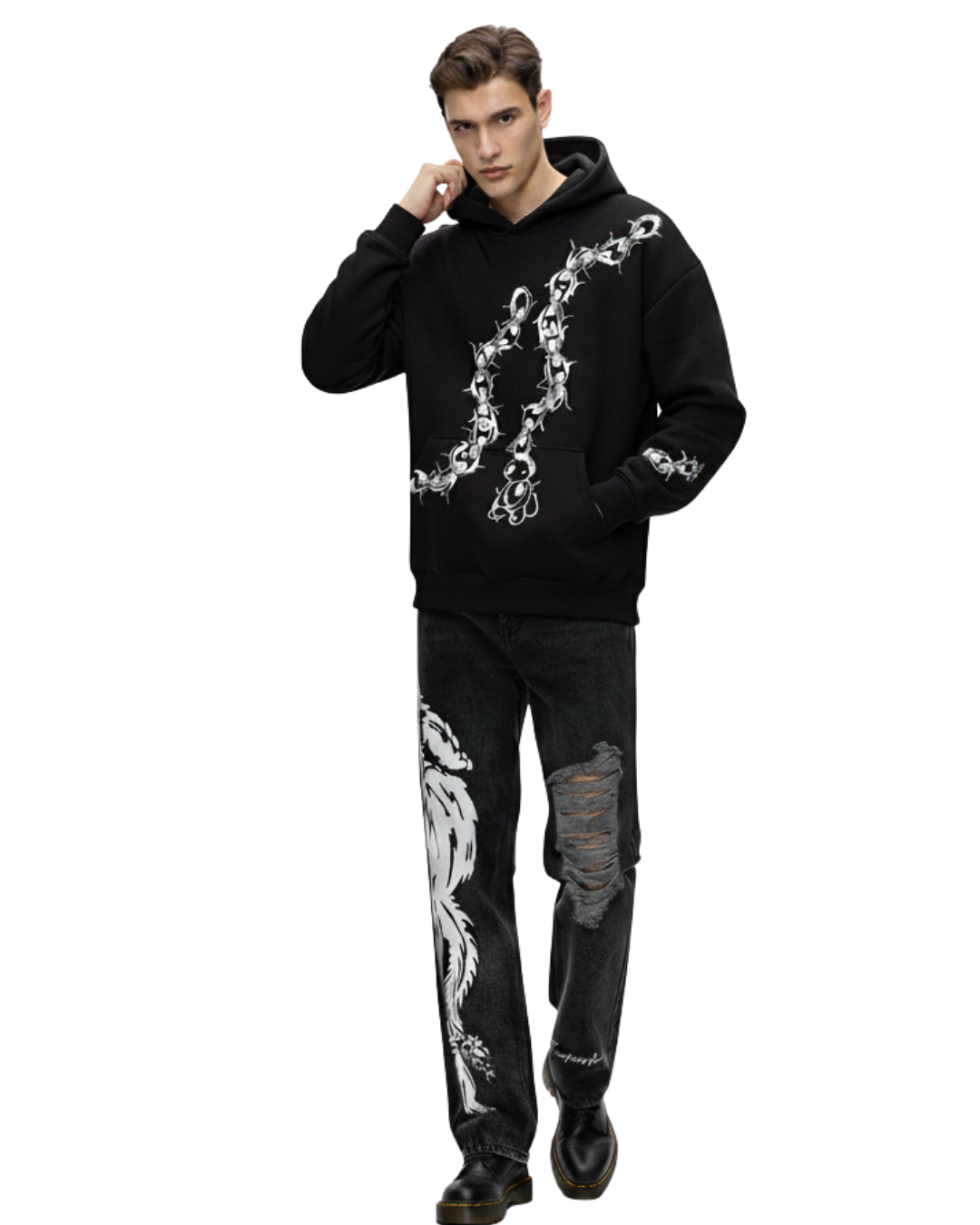 Soul Chained Hoodie (Black)