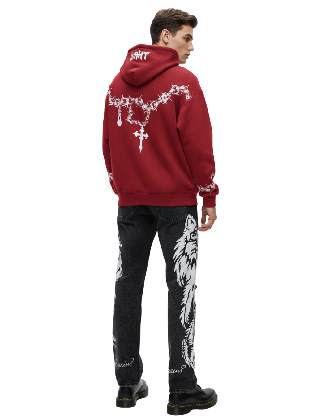 Soul chained hoodie (Red)