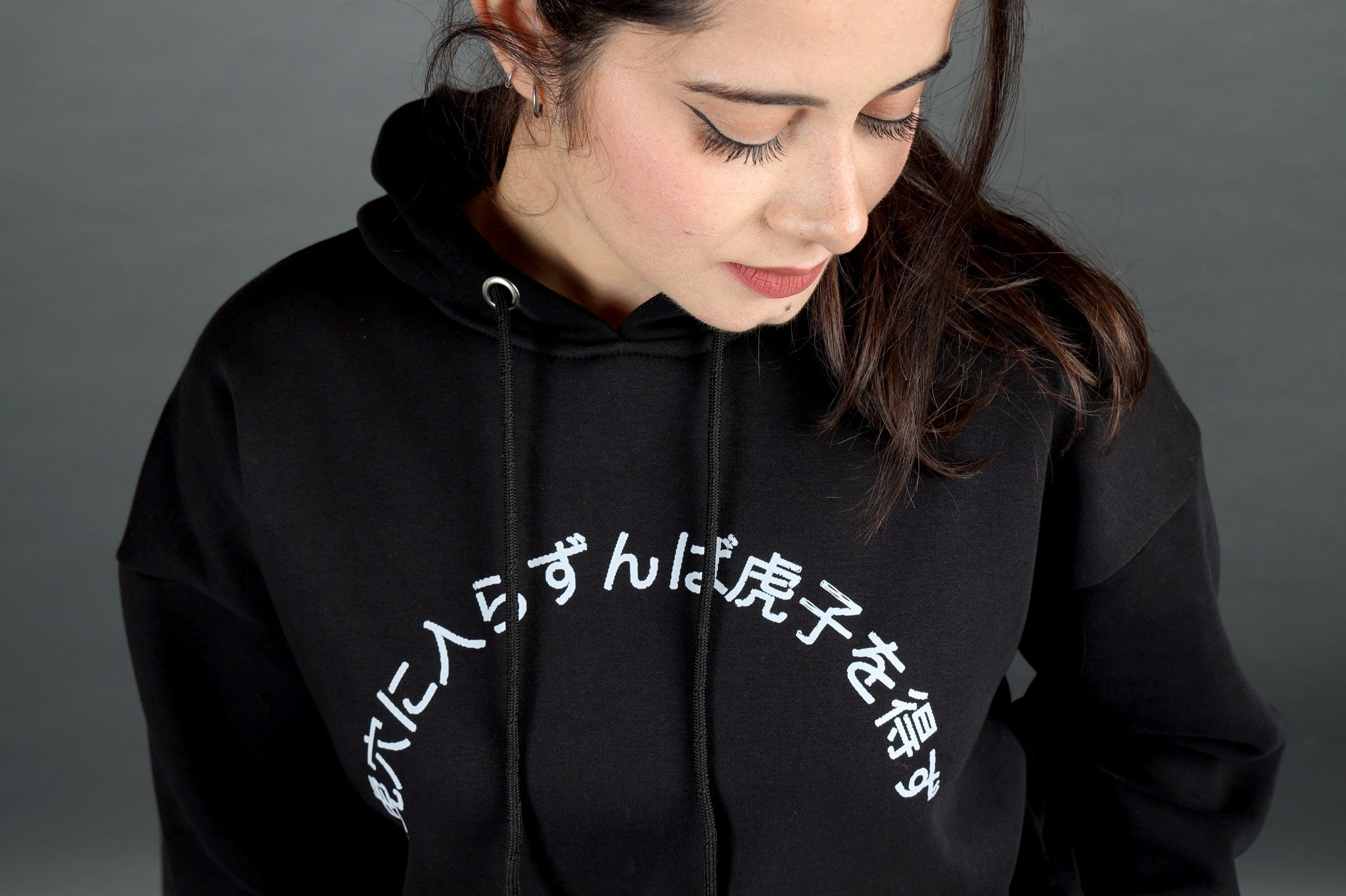 BLACK NINJA OVERSIZED HOODIE