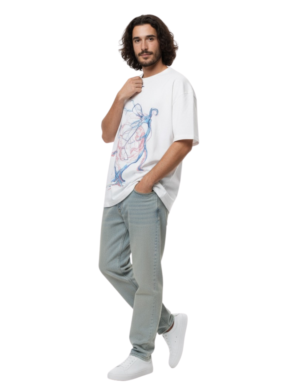 OFF WHITE FADED AND LOST T-SHIRT