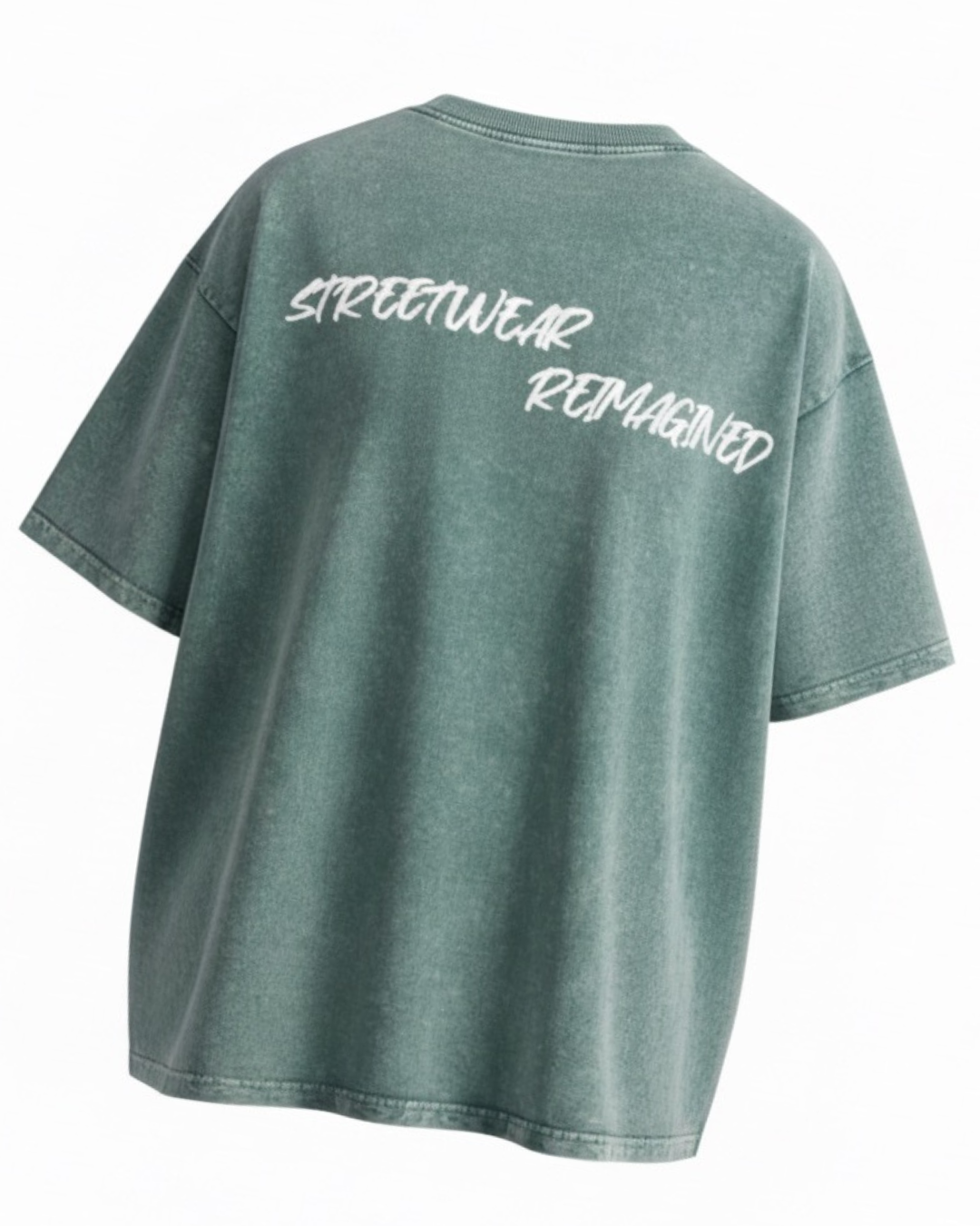 Green Washed Oversized T-Shirt