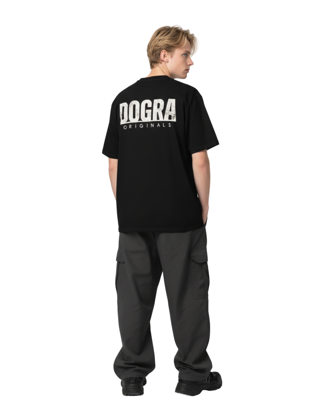 Black Dogra Originals  Oversized T-Shirt