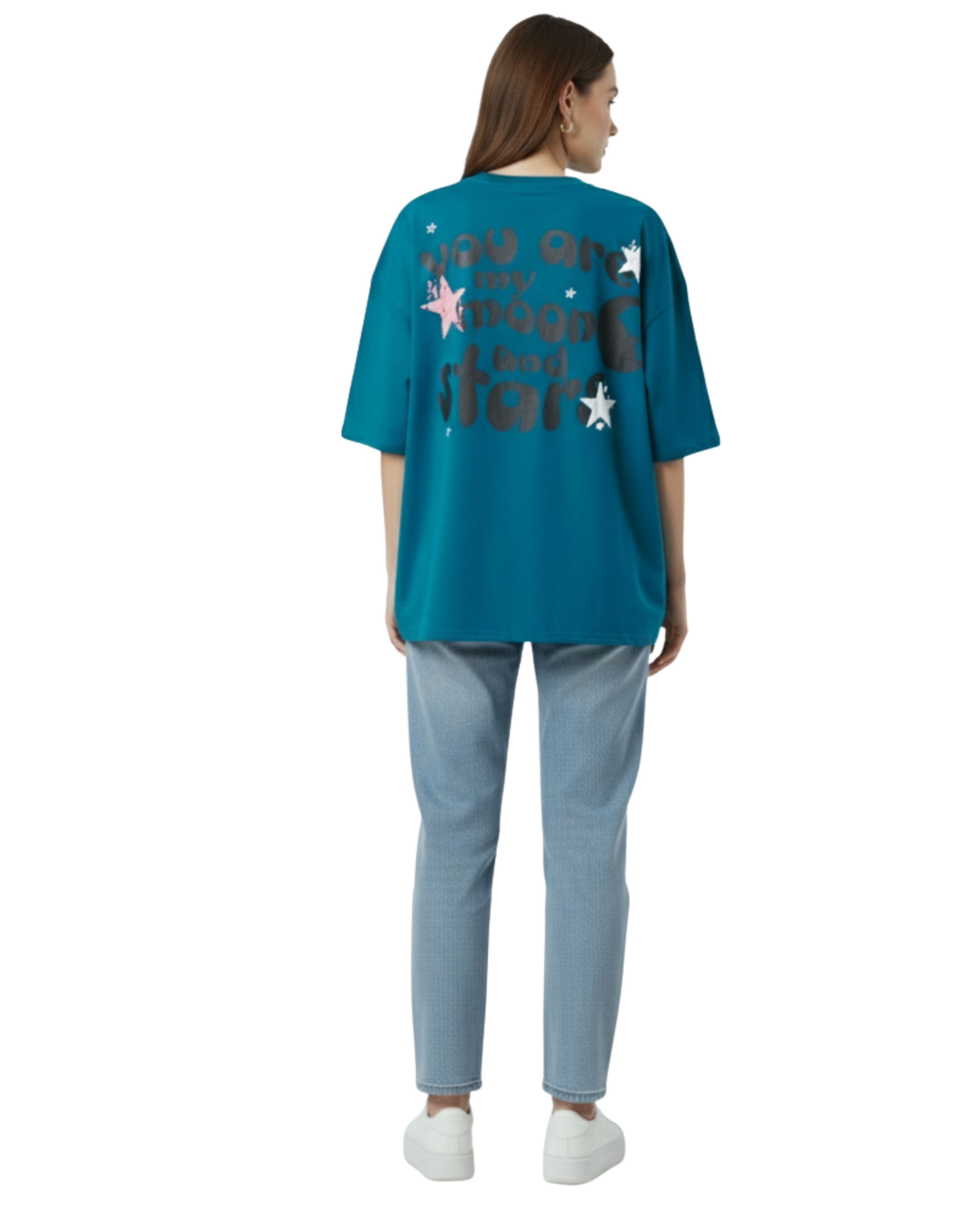 Moon And Stars OVERSIZED T-SHIRT