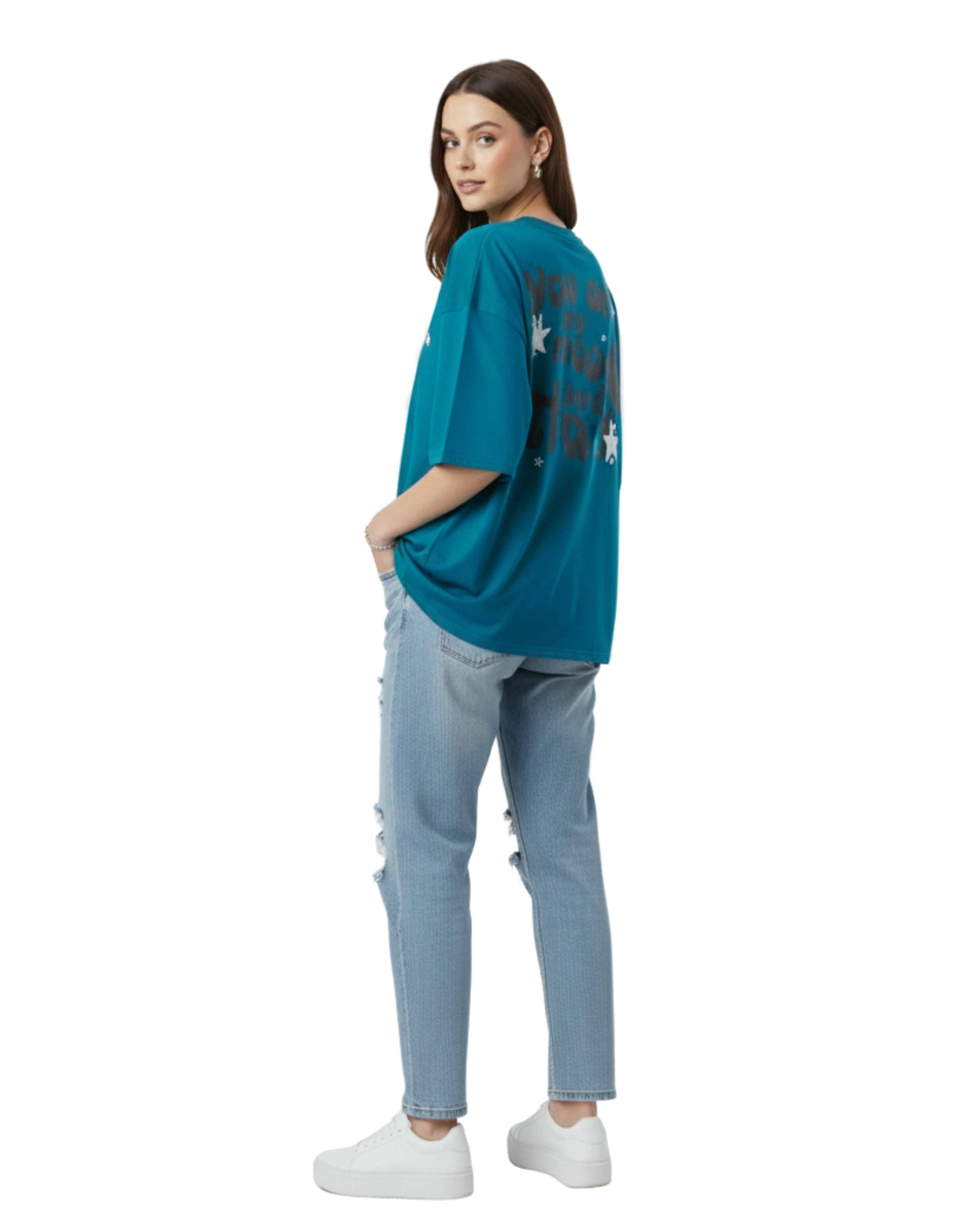 Moon And Stars OVERSIZED T-SHIRT