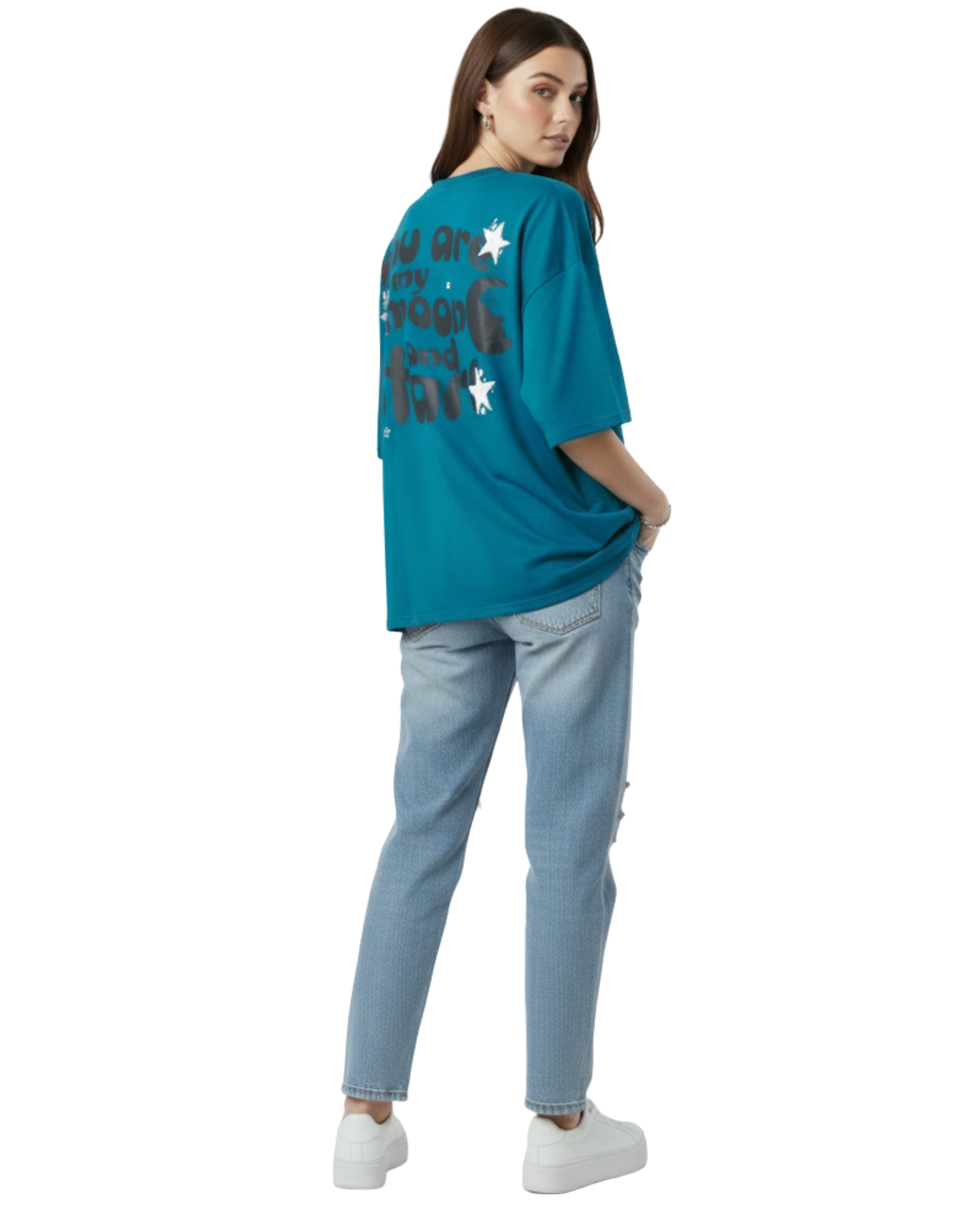 Moon And Stars OVERSIZED T-SHIRT