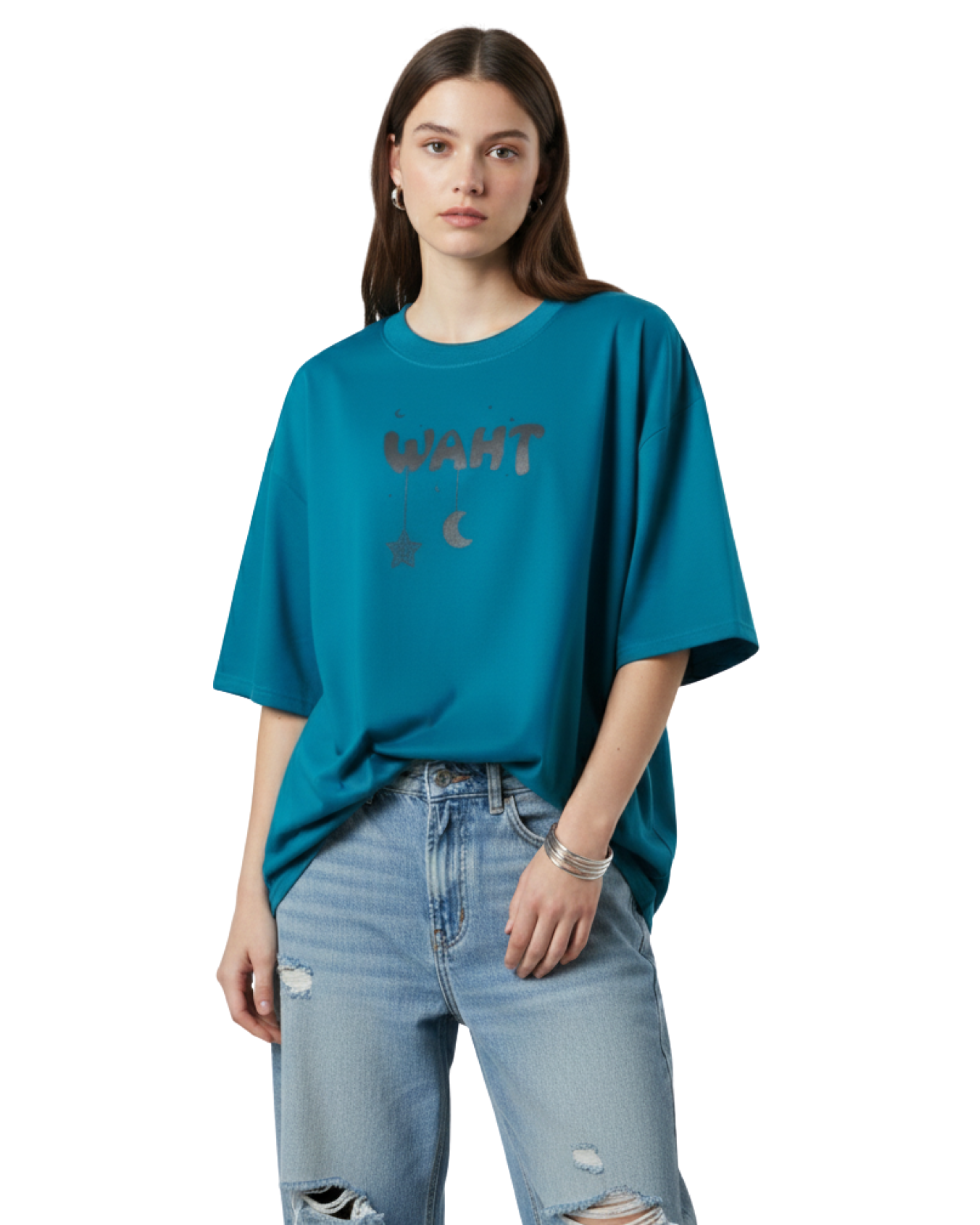 Moon And Stars OVERSIZED T-SHIRT