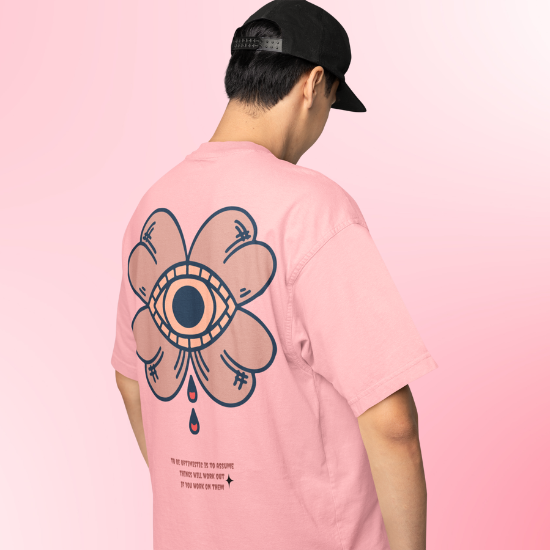 Pink Optimism Graphic T-Shirt