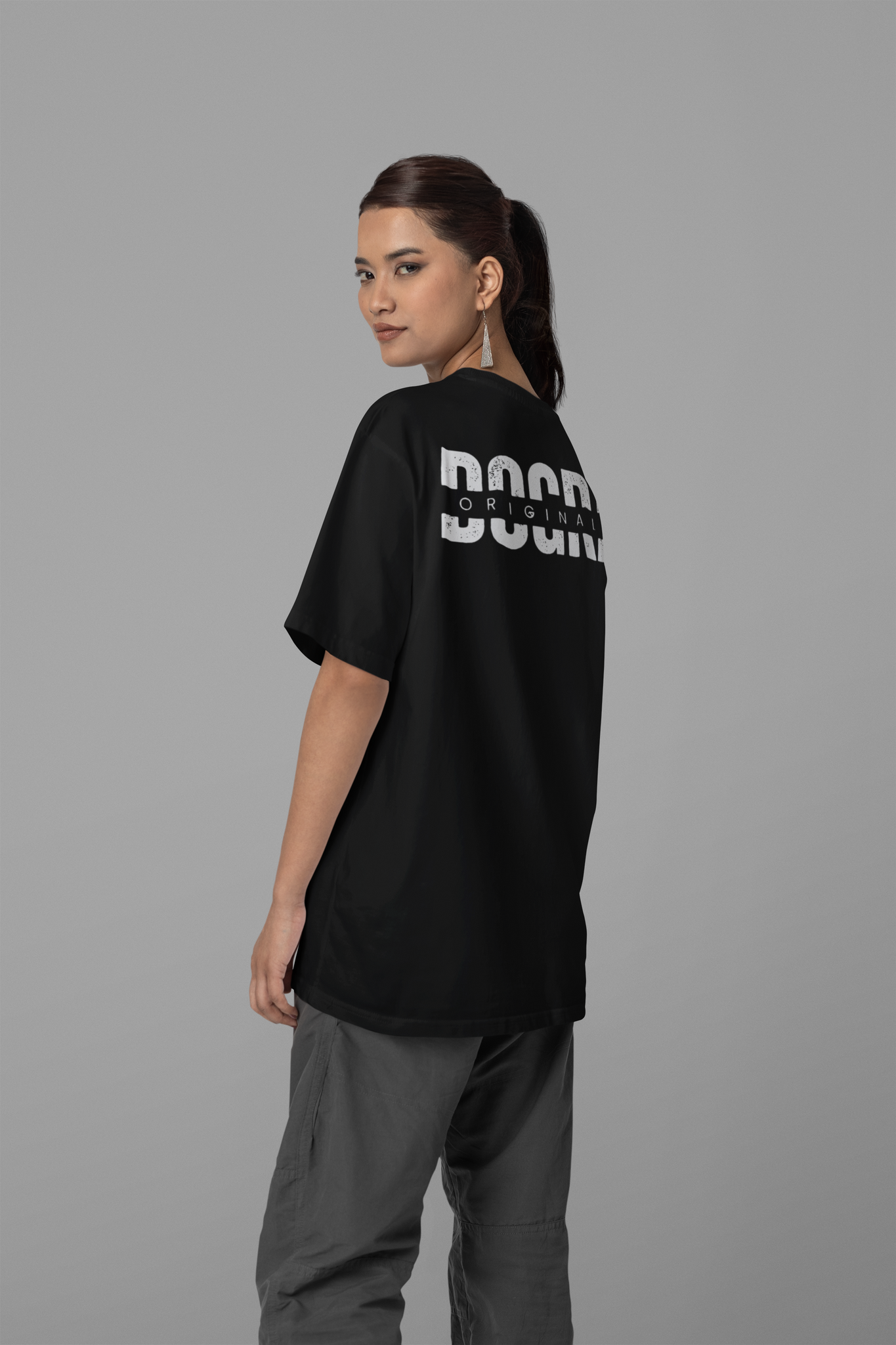 BLACK DOGRA ORIGINALS OVERSIZED T-SHIRT