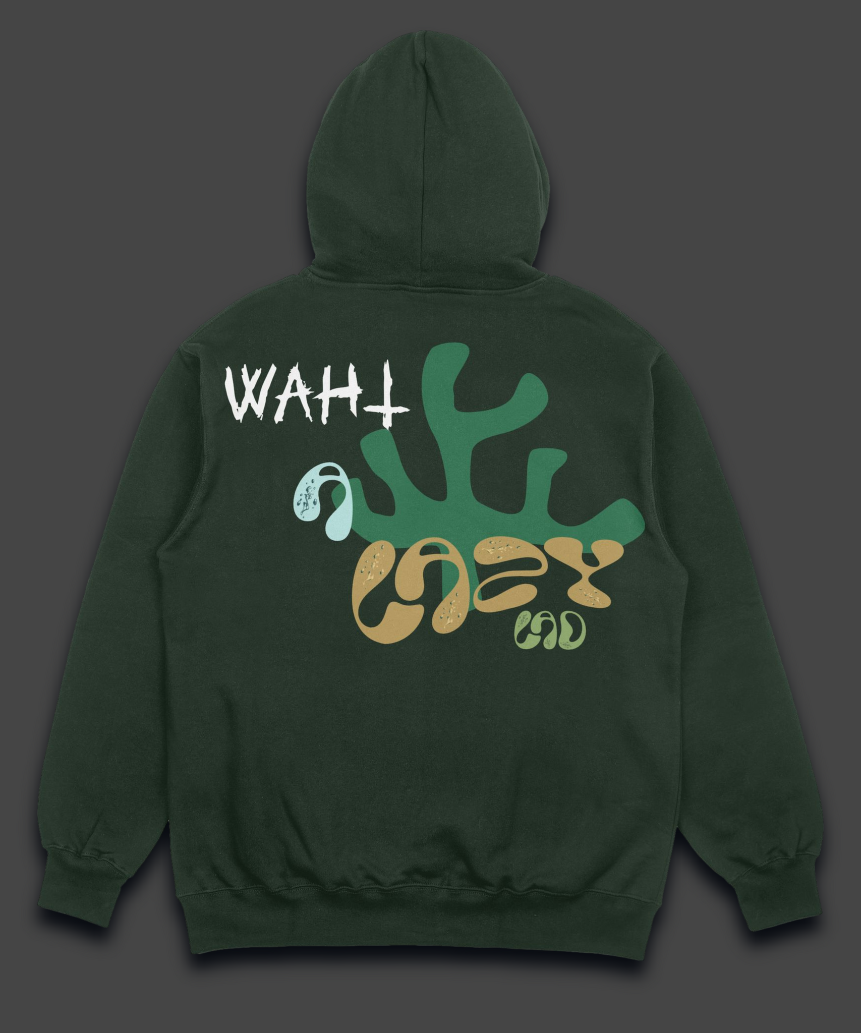 Green Lazy Lad Oversized Hoodie