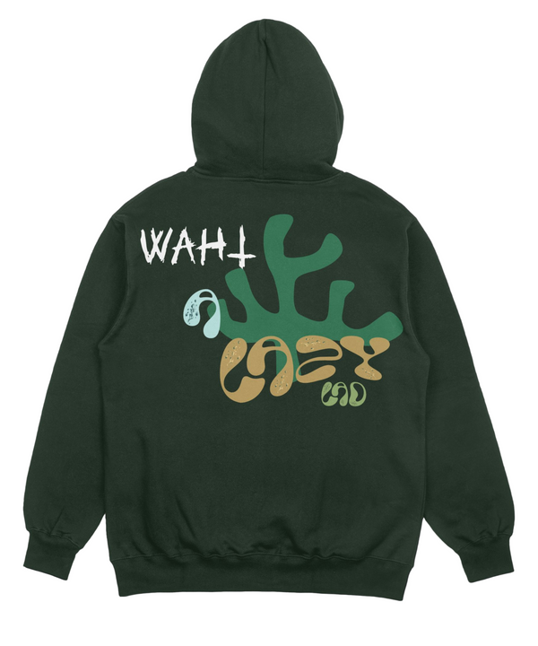 Lazy Lad Green Oversized Hoodie