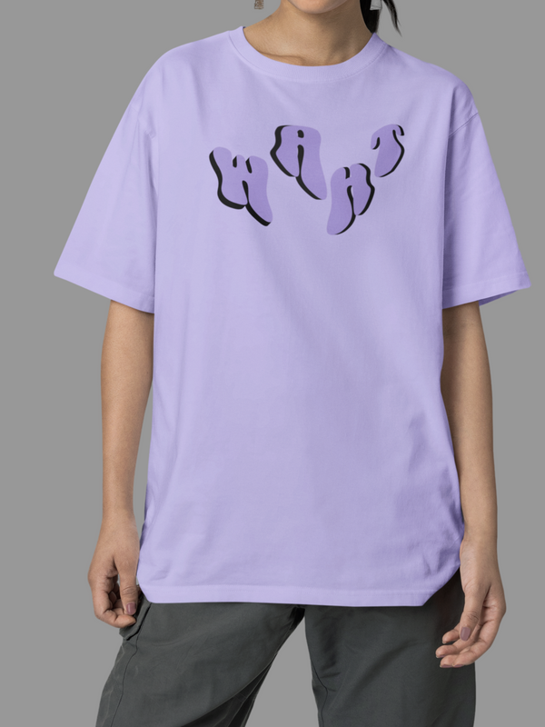 Float Down Here Lavender Oversized T-Shirt