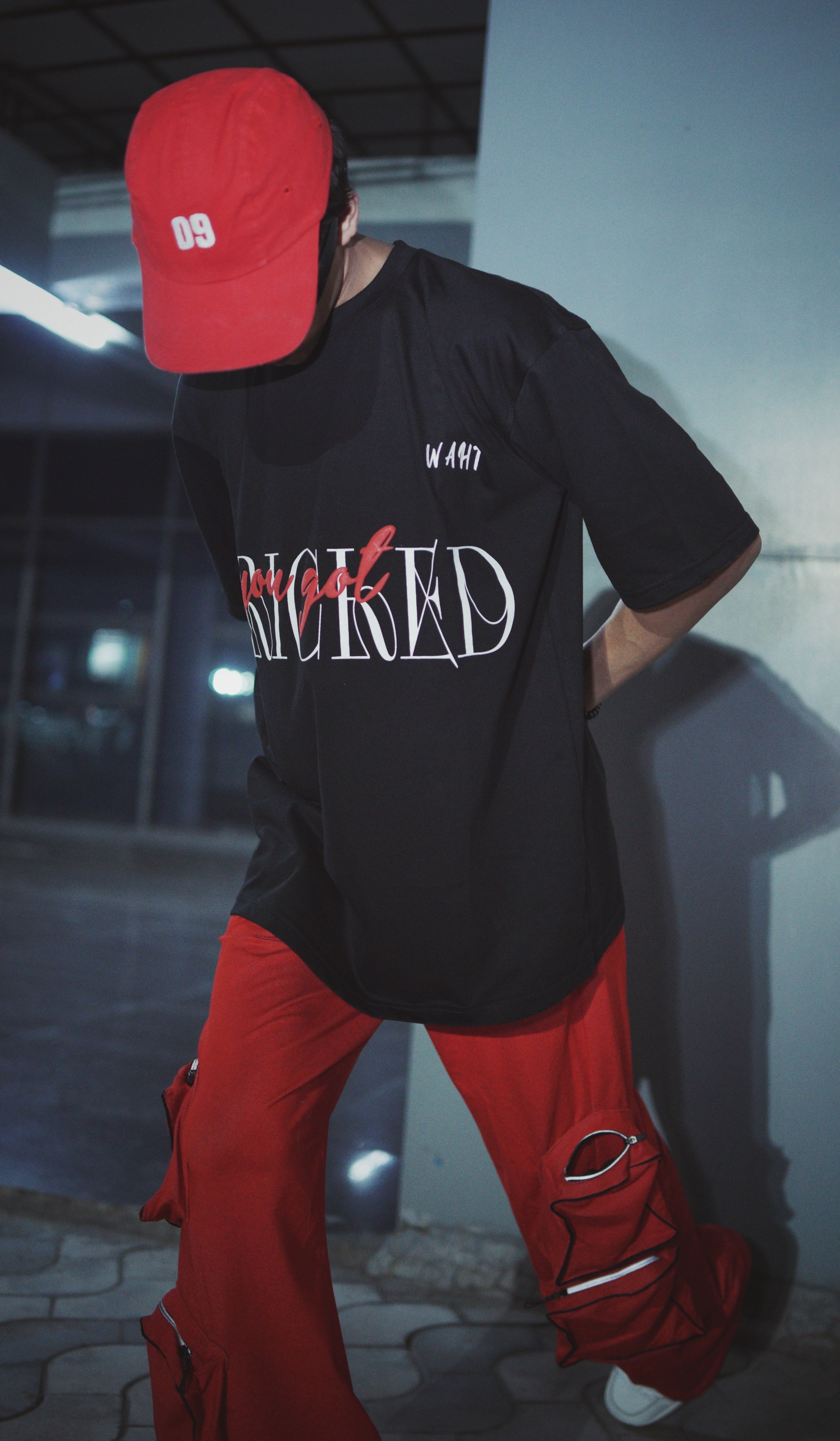 Tricked Black Oversized T-Shirt