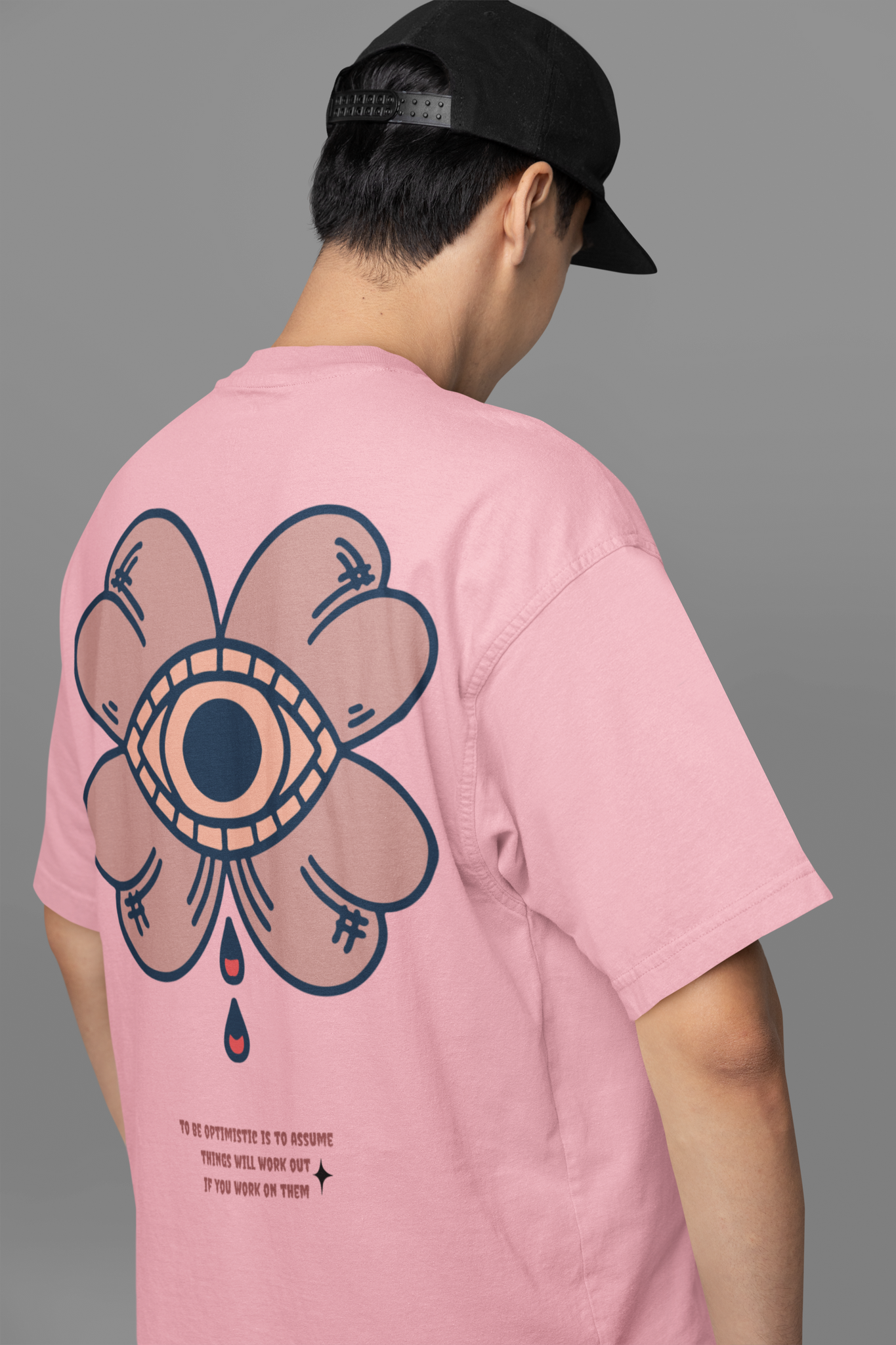 Pink Optimism Graphic T-Shirt