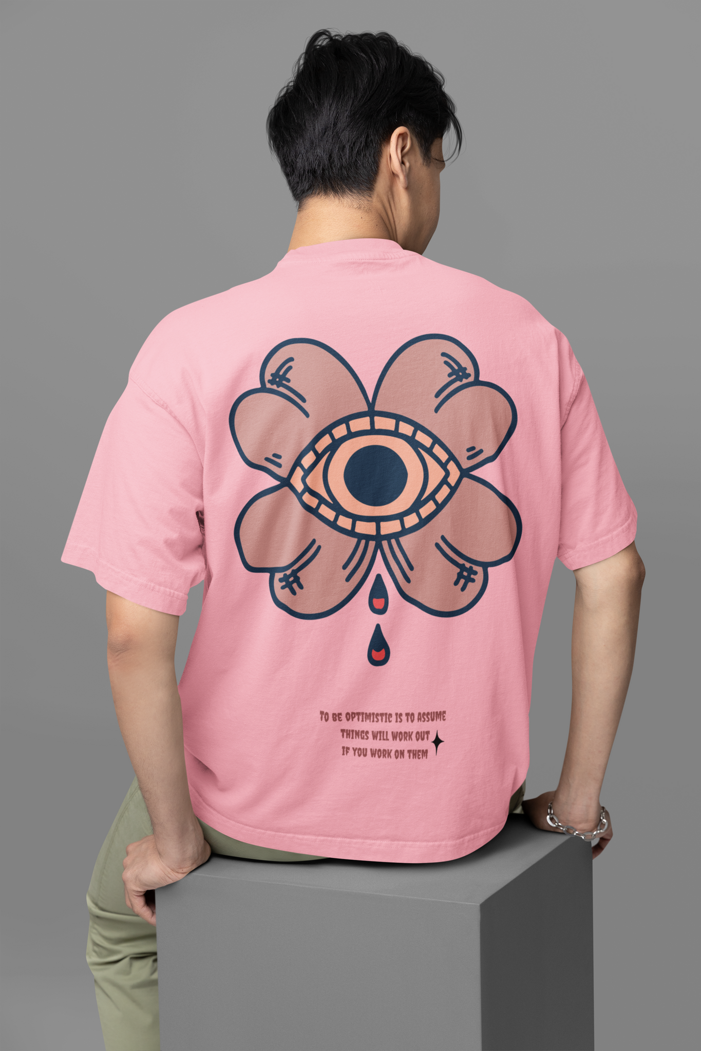 Pink Optimism Graphic T-Shirt