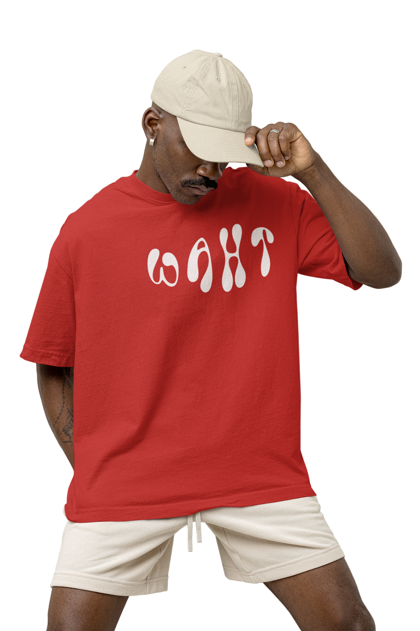 Hot Red Anti-Stress Oversized T-Shirt