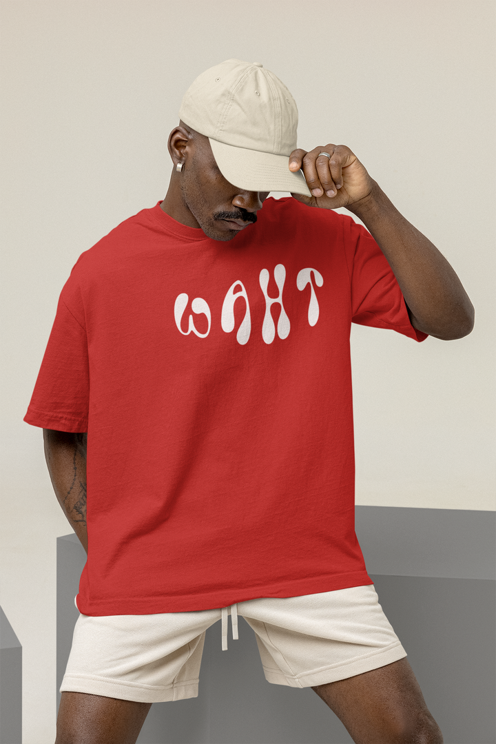 Hot Red Anti-Stress Oversized T-Shirt