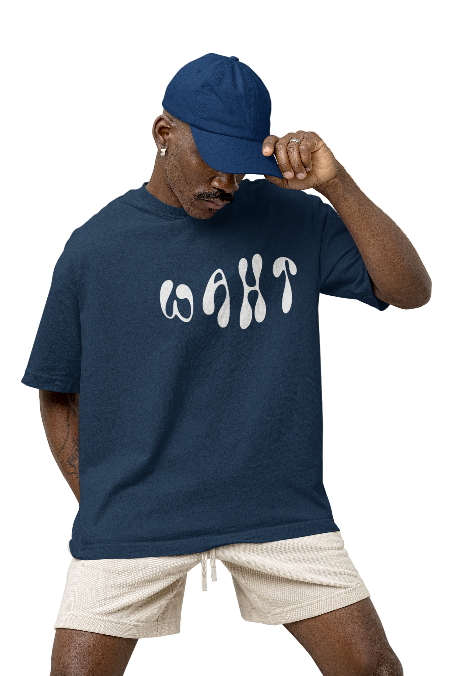 Dark Blue Anti-Stress Oversized T-shirt