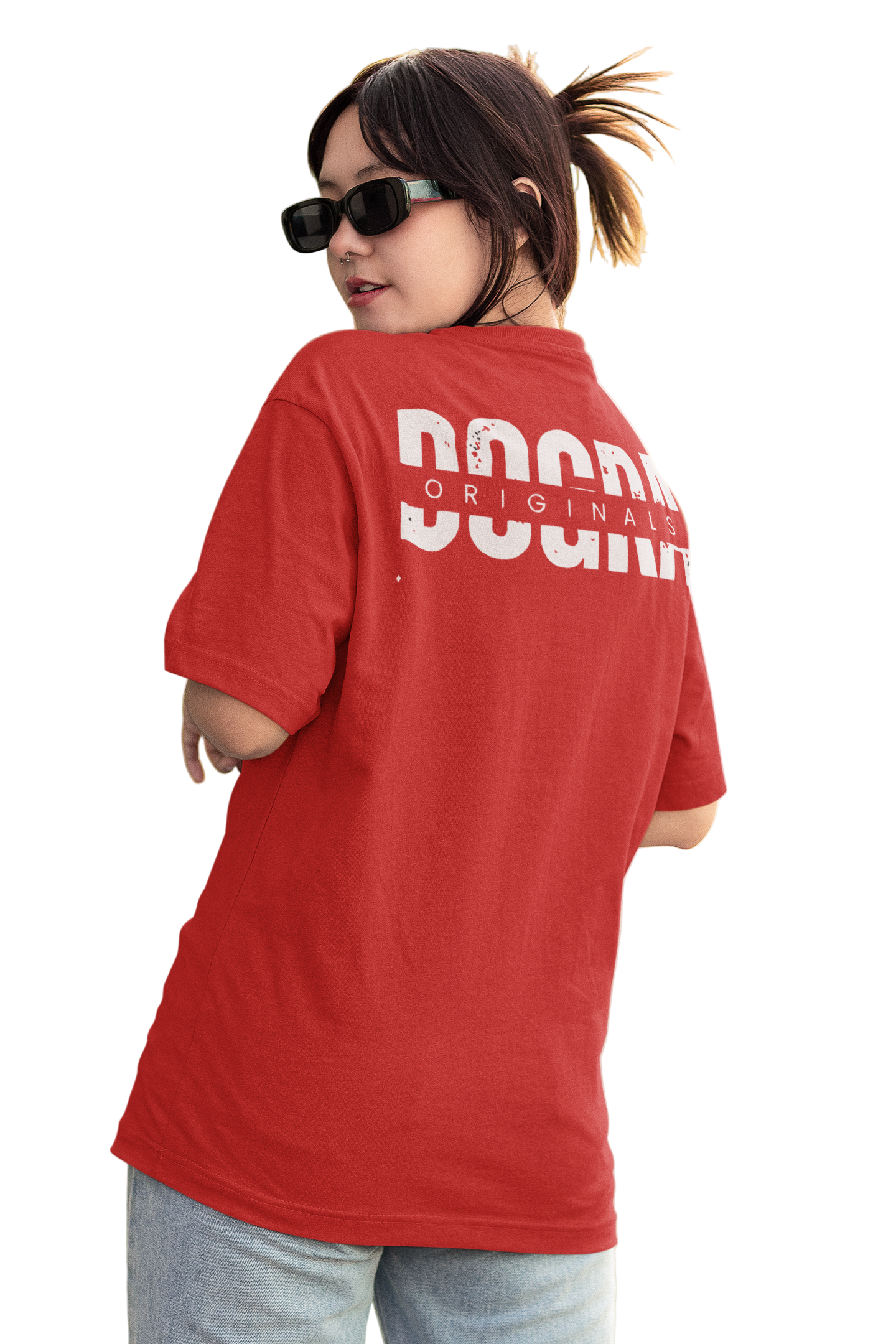 HOT RED DOGRA ORIGINALS OVERSIZED T-SHIRT