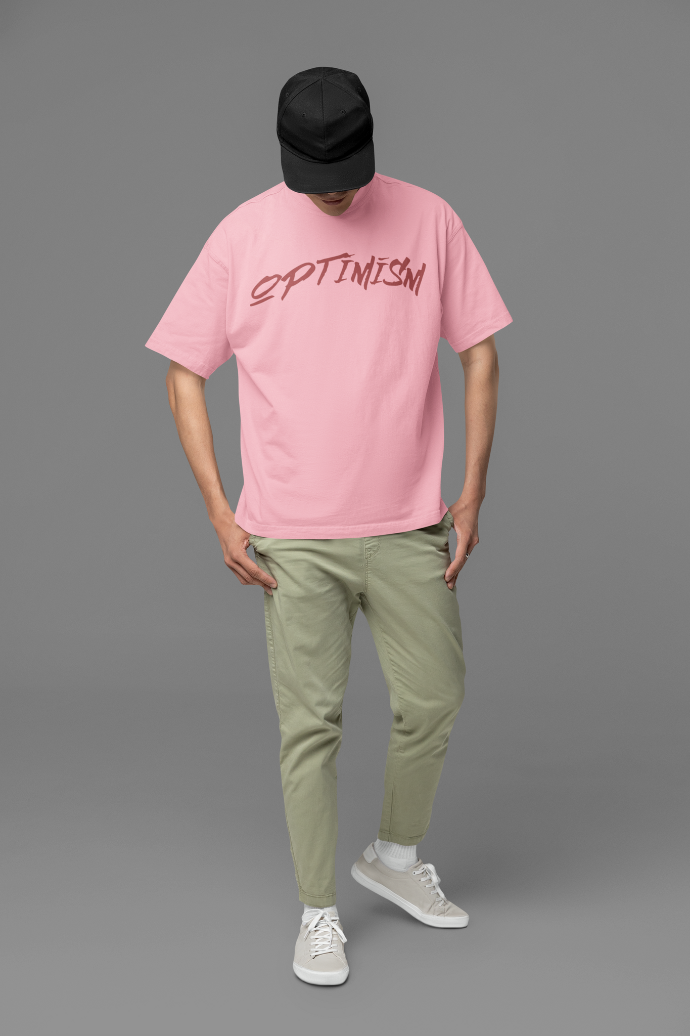 Pink Optimism Graphic T-Shirt